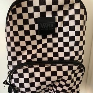 vans checkered backpack